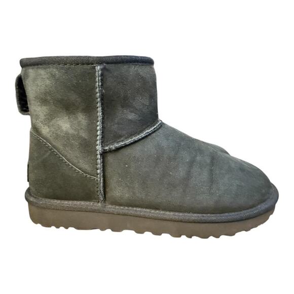 UGG Classic Mini Shearling Boot Women size 8 - Picture 2 of 7